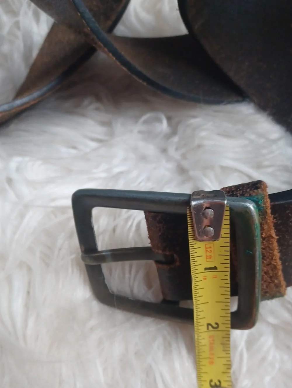 Distressed Leather Belt